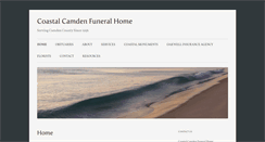 Desktop Screenshot of coastalcamdenfuneralhome.com